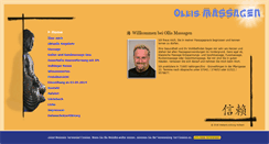 Desktop Screenshot of ollis-massagen.de